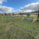 New field gate and fencing overlooking the A9 Ballinluig to Tay Crossing route